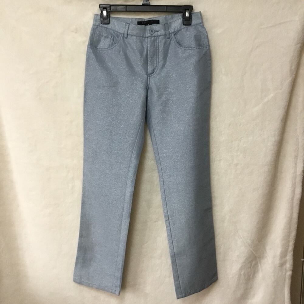 Marc Jacobs Blue Sequined Slim-Fit Jeans